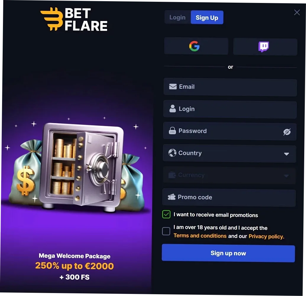 Betflare Casino